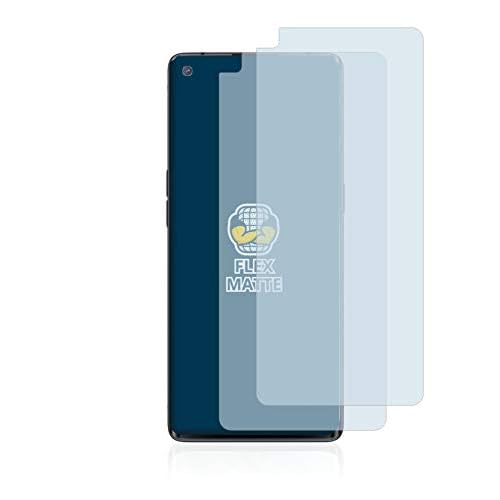 BROTECT Full-Cover Schutzfolie Matt kompatibel mit Oppo Find X2 Neo (2 Stück) - Full-Screen Displayschutz-Folie, 3D Curved, Anti-Reflex