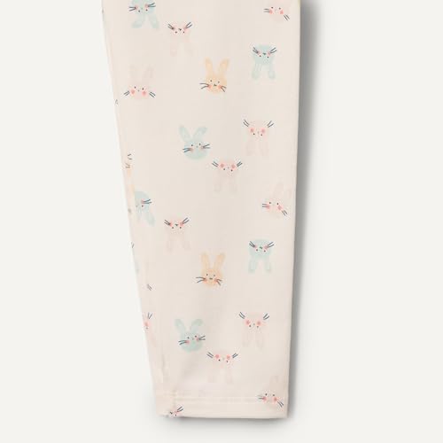 Amazon Essentials x Sofia Grainge Unisex Babies' Cotton Breathable Ankle Length Legging, Pack of 3, Bunny Faces/Pink/Round Trees, 4T - image 4