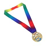 ibasenice Metall-sportmedaille mit Halsband für Wettbewerbe und Schwimmveranstaltungen Leichte Kreative Auszeichnung für Sieger und Teilnehmer bei Sportevents und Preisverleihungen