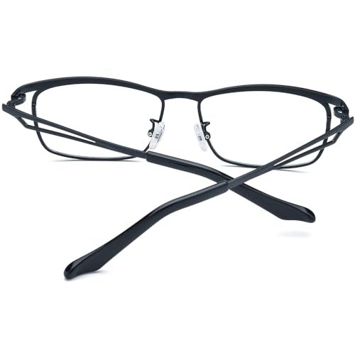 Image of FONEX Pure Titanium Glasses Frame Men Square Eyeglasses Optical Eyewear F85775