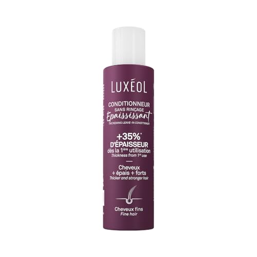 LUXEOL - Conditionneur Epaississant Sans Rinçage - +35% D'Epaisseur Dès la 1ère Utilisation* -...