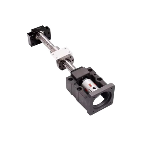 Metal Ball Screw nut end Processing SFU2510 Ball Screw Dia 25mm Kit 200-1000mm C7 for Parts Screw with Single Nut +HM20-80+BF20 +DSG25H+Coupler(750mm)