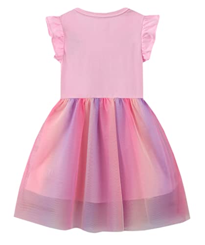 Toddler Baby Girl Summer Dress Short Sleeve Casual Playwear Sundress Dresses2