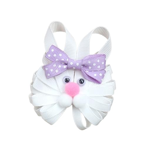 手作りのイースターチキン/バニーボウノットヘアクリップ快適なファブリックヘアバレット子供と大人のフェスティバルヘッドウェアスプリングチックバレット