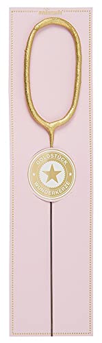 schenken-24 Wunderkerzen Zahlen & Symbole für Geburtstag, Jubiläen und Feierlichkeiten, Auswahl:Zahl 0 Cover