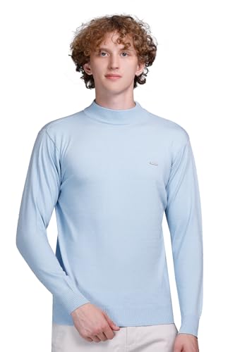 Image of GODFREY Woolen Full Sleeve Sweaters for Men Winter Wear - Turtle Neck Pullover for Men Stylish