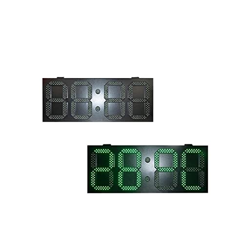 Reloj digital LED grande verde 10 pulg. para gimnasio miniatura 6