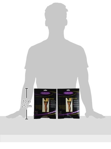 Image of GABRIALLA Graduated Microfiber Compression Thigh High Stockings (25-35 mmHg) H-306 2 Pack