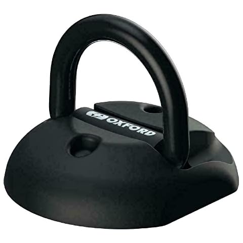 Oxford Security LK408 TASK FORCE GROUND ANCHOR Motorcycle Motorbike Security Sold Secure GOLD Flip Up Ground & Wall Anchor Kit Cover