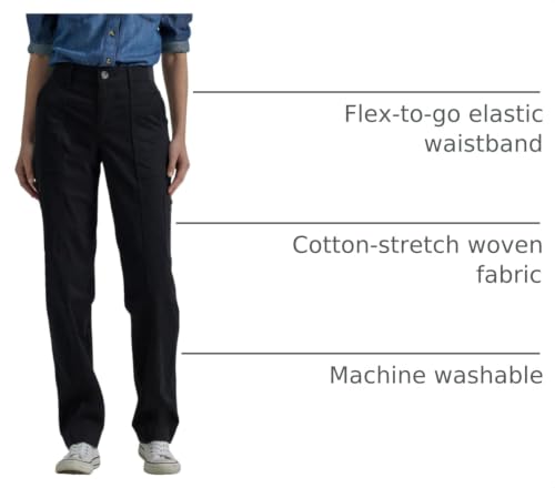 Image of Lee Women's Petite Ultra Lux Comfort with Flex-to-go Utility Pant