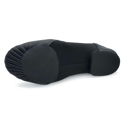 So Danca Jazz Leather Shoe with Arch Hugging Neoprene - JZ43 Java (Black, US Footwear Size System, Adult, Women, Numeric, Medium, 11) by So Danca - Used condition - Image 5