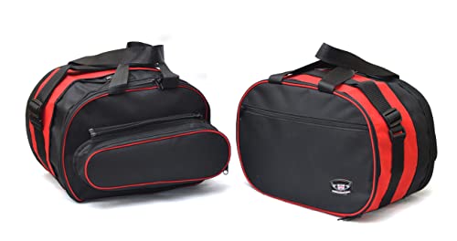 Bolsas internas para alforjas GREAT BIKERS GEAR para Multistrada 1200 desde 2015 1260 950 Rojo/Negro miniatura 7