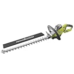 Ryobi RHT6760RL Tagliasiepi Elettico 650W, Lunghezza Lama 60 cm, Capacità di Taglio 30 cm, Impugnatura Ergonomica Rotante, Comoda e Leggera, Lame a Doppia Azione Taglio Laser Affilate al Diamante