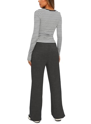 Ensemble décontracté automne chic idéal pour le homewear et les sorties quotidiennes - 2