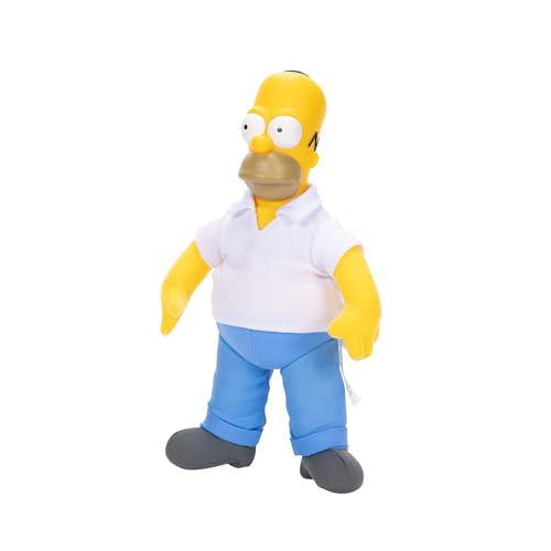 Jakks Pacific The Simpsons Homer Plush 25cm, Officially Licensed, Soft Plush Homer with Sculpted Head - Image 4