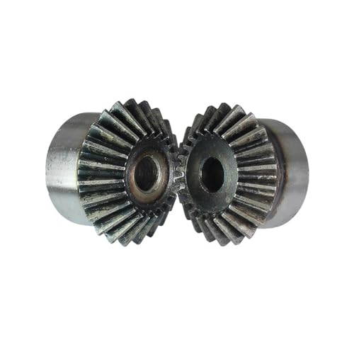 Bevel Gear Pinion Hardware Mechanical 1PCS Bevel Gear No. 45 Steel Quenched 90 Degree Transmission 15-30 Teeth Straight Bevel Gear 1:1 Process Hole with Screw(3M27T Process Hole)