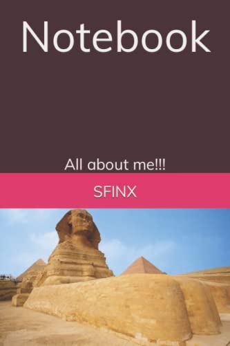 Notebook: All about me!!!