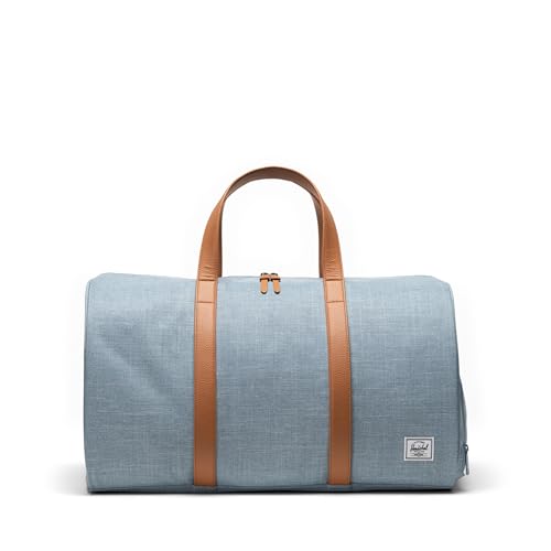 Image of Herschel Unisex Novel Duffle, Ashley Blue Crosshatch (Limited Edition), Standard - 43L, Novel Duffle