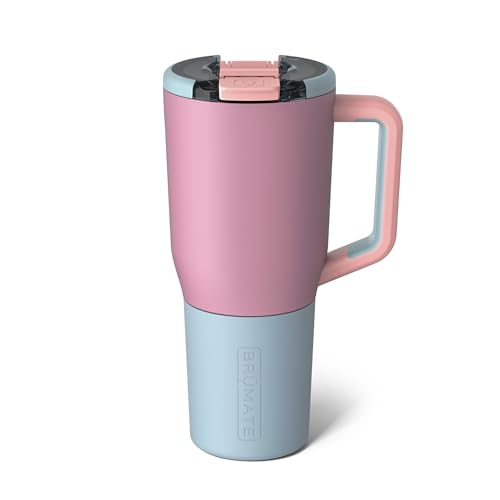 Image of BruMate Muv - 35oz 100% Leak Proof Insulated Coffee Mug with Handle & Lid - Stainless Steel Coffee Travel Mug - Double Walled Coffee Cup (Eclipse)