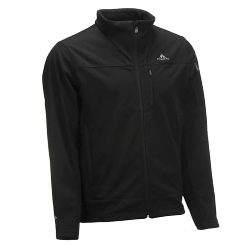 Pnuma Outdoors Garrison Jacket, Windproof & Water-Resistant, Fleece Lined, Polygiene Odor Control, Black (GA-JK-MT)3