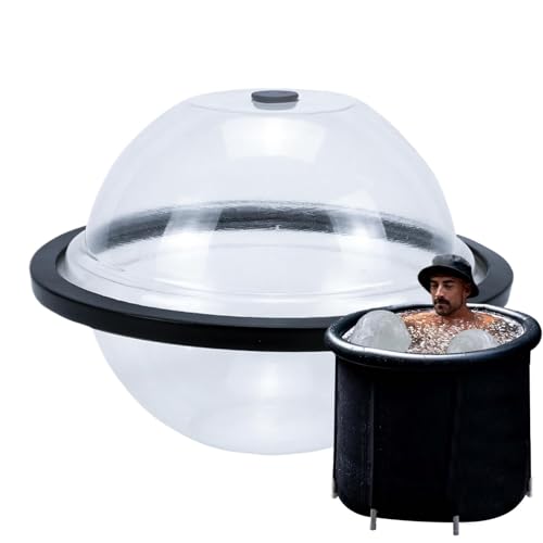 Molde de hielo de inmersión en frío, molde de hielo de bloque grande - Molde reutilizable para Bathub Ice Ball,Hombres Mujeres Bañando Agua Chiller Cold Plunge Bub accesorio a prueba de fugas para
