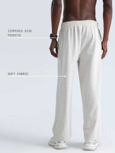 Image of CAVA Wide Leg Joggers for Men | High Waist Lounge Pants, Soft Cotton Terry, Relaxed Fit Sweatpants with Pockets