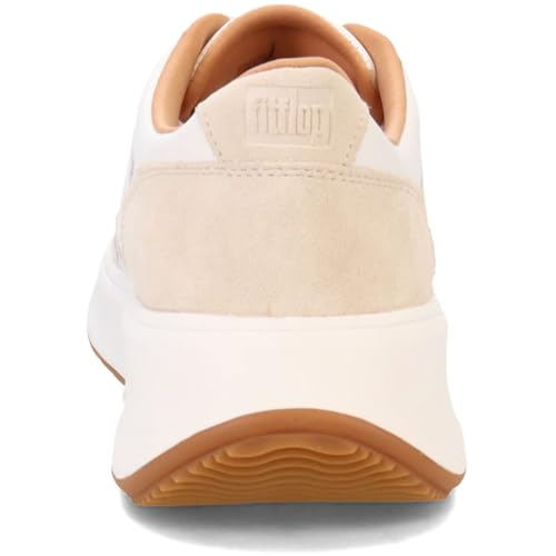 Image of FitFlop Women's F-Mode Leather /Suede Flatform Sneakers
