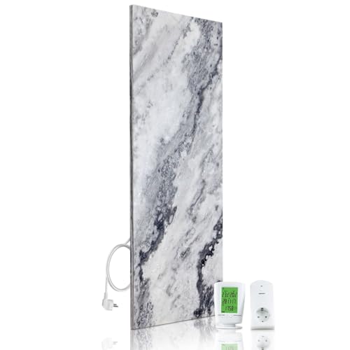Marwona Naturstein Infrarotheizung 800 Watt B-Ware Qarama – Massive...