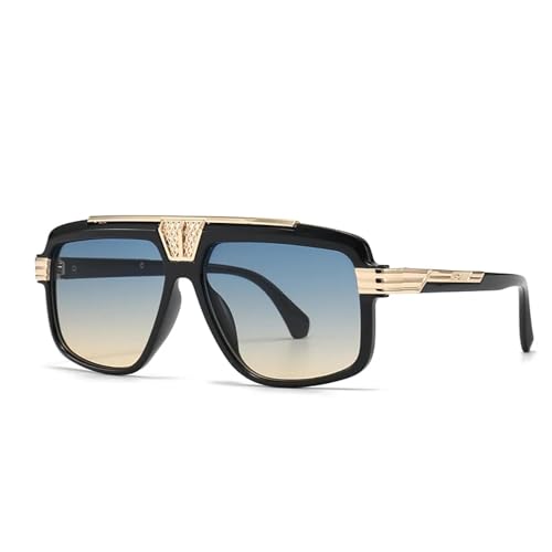 Lunettes de soleil accrocheuses au design audacieux et finitions soignées