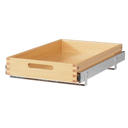 STORKING Pull Out Drawers for Cabinets 15"W x 21"D, Farmeless&Farme Cabinet