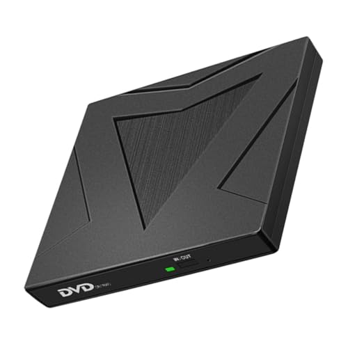 OSALADI Car Rv DVD Player External DVD Drive USB 3.0 Type-c External DVD Drive Compact Portable Player