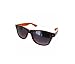 Fashion Eyewear Style Sunglasses, Black-Orange/Grey