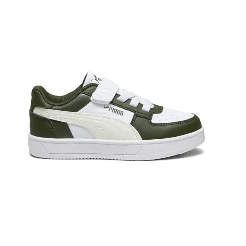 PUMA Kids Boys Caven 2.0 Block Lace Up Sneakers Shoes Casual - White