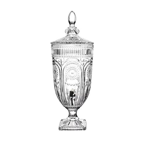 ドリンクサーバー ドリンクピッチャー 屋外ガラス飲料ディスペンサー ガラスのドリンクサーバー 業務用ドリンクディスペンサー ドリンクピッチャー 蛇口付き 果実酒ポット 大容量 梅酒 ジュース ドリンク ウォータージャグ キャンプ ジャグ 家庭用および商業用