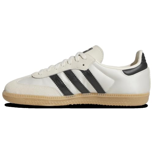 Adidas Originals Samba Satin - Girls' Grade School (JQ3644, Cream White/Gum/Core Black)2