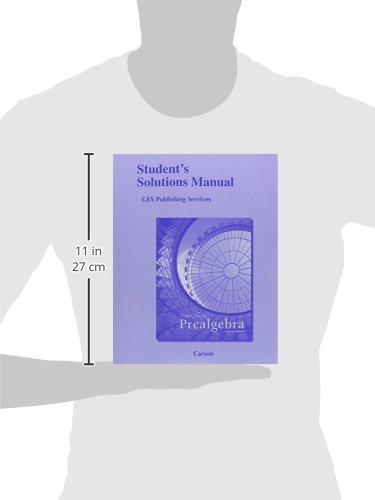 Student Solutions Manual for Prealgebra - Image 3