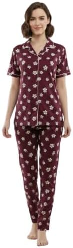 Women Printed Cotton Nightsuit