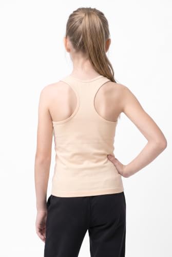 Image of Kurve Premium Girls Seamless Supersoft Wide Strap Comfortable Racerback Tank (Made with Love in The USA)