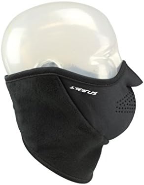 Seirus Innovation 8030 Neofleece Combo Scarf - Face and Neck Masque for Cold Winter Weather,Black/Black