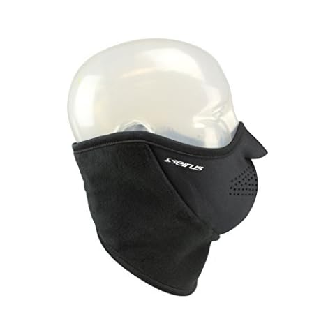 Seirus Innovation 8030 Neofleece Combo Scarf - Face and Neck Masque for Cold Winter Weather,Black,Small Cover