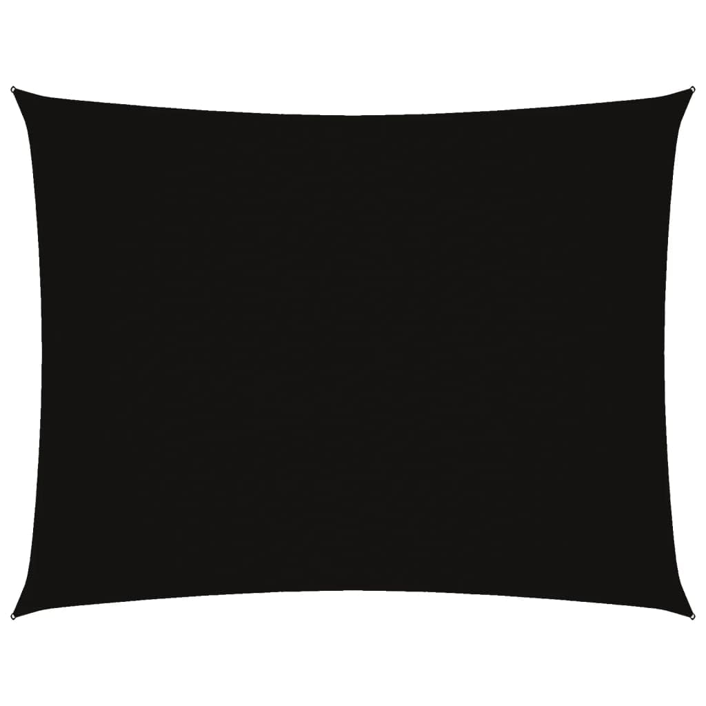 vidaXL Sunshade Sail Sun Sail Tarp Sunscreen Patio Shade Outdoor Sunshade Shade Canopy Garden Balcony Oxford Fabric Rectangular 3x4 m Black — image 1