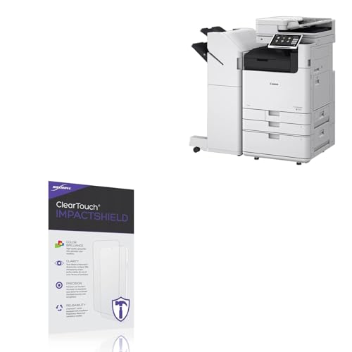 BoxWave Screen Protector Compatible With Canon imageRUNNER ADVANCE DX 6855i - ClearTouch ImpactShield (2-Pack), Impenetrable Screen Protector Flexible Film