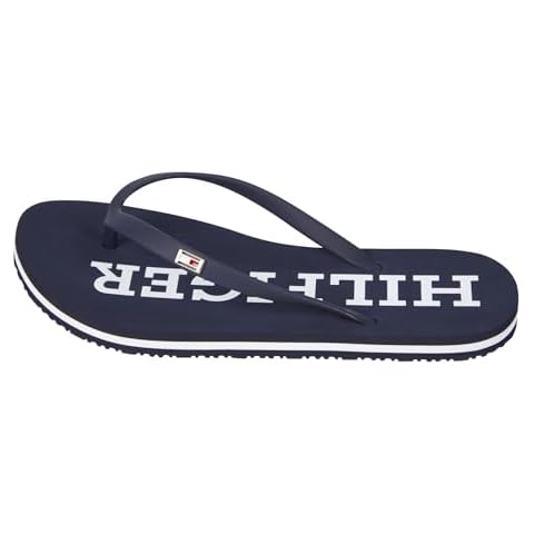 Tommy Hilfiger Blue Strap Beach Sandals for Women Cover