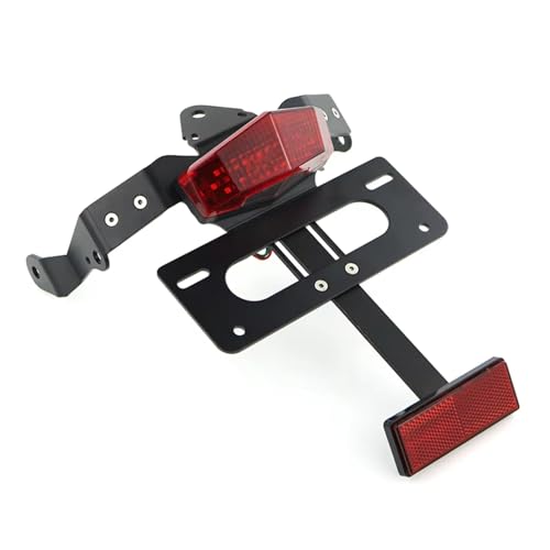 Support Plaque Vulcan S Réduit l'Encombrement Arrière Bavette Origine Rouge