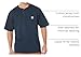 Carhartt Mens Loose Fit Heavyweight Short-Sleeve Pocket T-Shirt Henley Shirts, Navy, XX-Large US