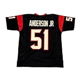 Generic Will Anderson Jr Jersey Stitched Blue Custom Football New No Brand/Logos (US, Alpha, Medium, Regular, Regular, Blue)