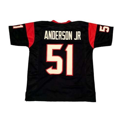 Generic Will Anderson Jr Jersey Stitched Blue Custom Football New No Brand/Logos (US, Alpha, X-Large, Regular, Regular, Blue)
