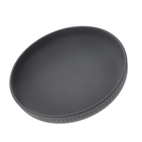 WOFASHPURET Elderly Feeding Plate with Suction Cup Leakproof Non Skid Design for Patients Stable Silicone Dish Compact Floral Dinner Plate for Easy Use and Cleaning for Elderly Care