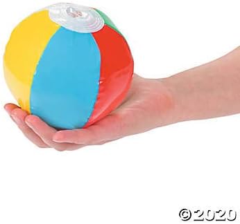 Amazon Rhode Island Novelty ミニビーチボール 5インチ 1 Pack Of 25 マルチカラー Fx In 49 95 ビーチボール おもちゃ