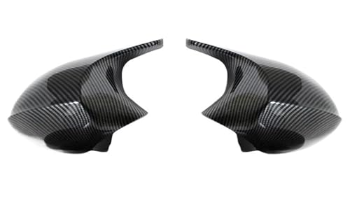 Coques Rétroviseurs BMW Série 1 3 E90 E91 E92 E93 E87 Fibre Carbone Noir